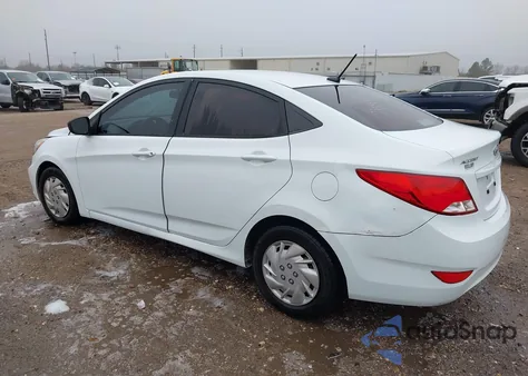 2015 Hyundai Accent from USA, damaged, VIN 0KHCT4AE2SU822740